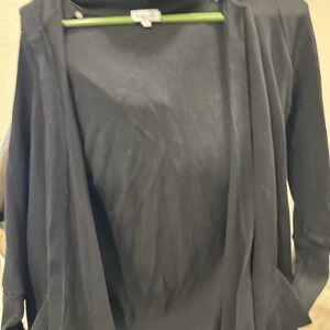 Splendid cotton, hooded Open Cardigan